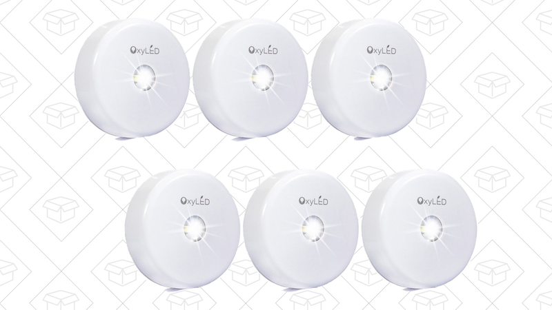 OxyLED N05 Stick-Anywhere Motion-Sensing Lights, $15 with code 6POXYN05